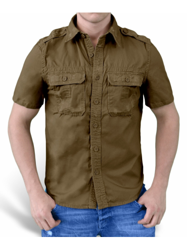 Рубашка 1/2 Raw Vintage Shirt Brown | Surplus