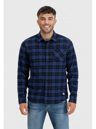 Рубашка Riley flannel 23103 royal check-Riley | Vintage Industries