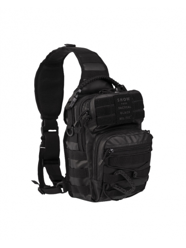 Рюкзак однолямочный Assault Pack 10L Tactical Black | Mil-Tec
