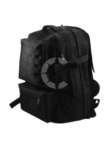 Рюкзак-трансформер тактический 30-40л черный PF-BP-45 | Следопыт