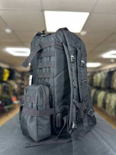 Рюкзак Тактический BL002 с разгрузкой Black 55L | Lupu Gear