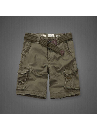 Шорты Vintage Cargo Olive Green | Abercrombie & Fitch