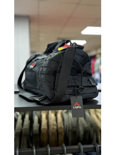 Сумка дорожная BL155 Laser Cut Black 45L | Lupu Gear