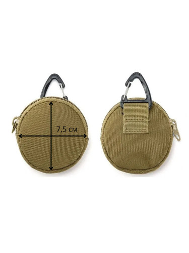 Тактический мини-подсумок на карабине coyote | Army Stroll