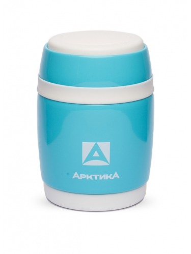 Термос бочонок 380 мл для еды 409-380 Голубой/Синий | Арктика