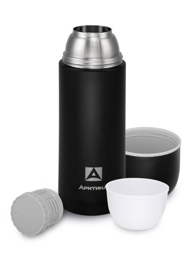 Термос для напитков 1000мл 105-1000 чёрный | Арктика