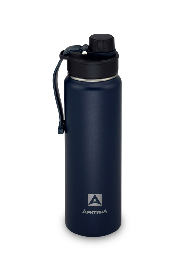 Термос Питьевой с дополнительной крышкой 700 мл 708-700S Синий | Арктика