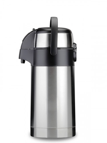 Термос Питьевой с Пневмонасосом 2500 мл 501-2500 Silver | Арктика