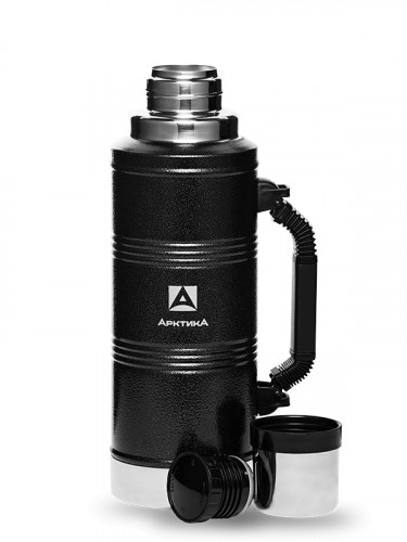 Термос Питьевой с узким горлом 2200 мл 106-2200Р Black | Арктика