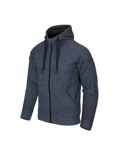 Толстовка Covert Tactical FullZip Melange Blue | Helikon-Tex