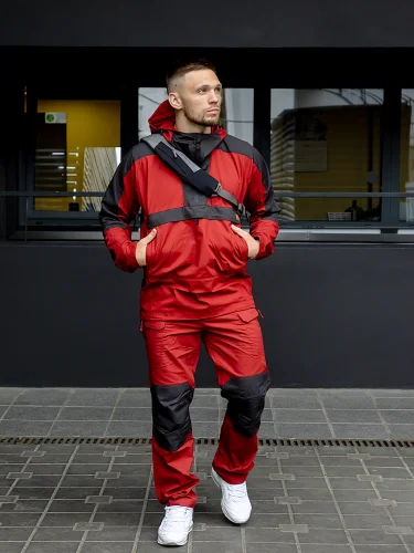 Анорак Woodsman Crimson Sky/Ash grey | Helikon-tex