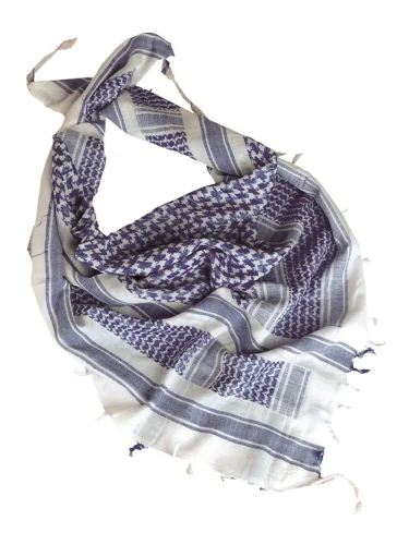 Арафатка Шемаг белый-синий | Mil-tec