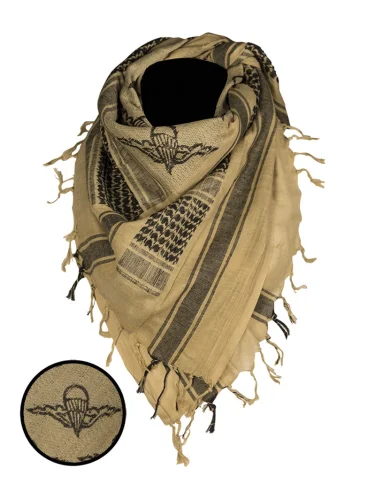 Арафатка Шемаг Paratrooper койот-черный | Mil-tec