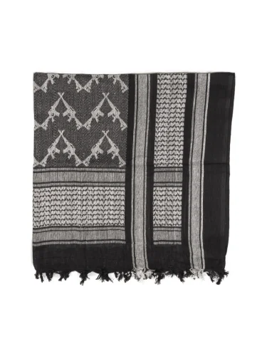 Арафатка Шемаг Rifles черно-белый | Mil-tec