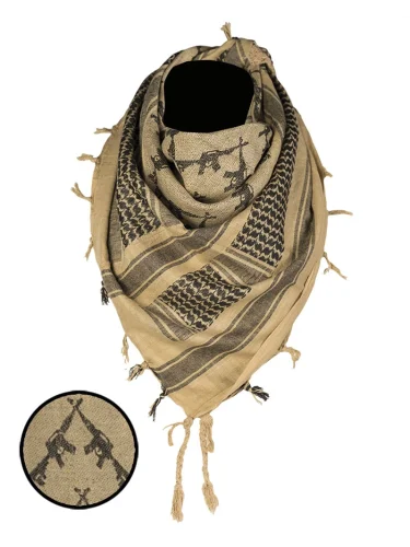 Арафатка Шемаг Rifles койот-черный | Mil-tec