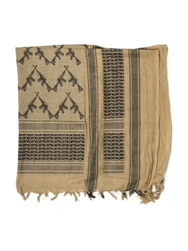 Арафатка Шемаг Rifles койот-черный | Mil-tec