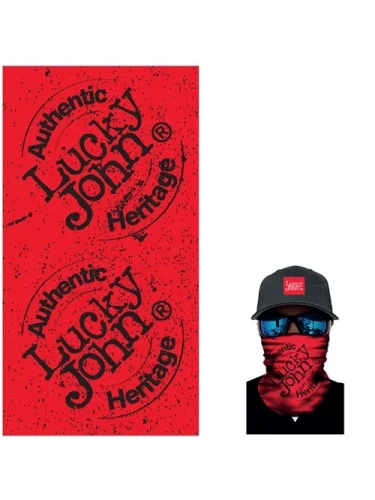 Многофункциональный головной убор Lucky John RED | Norfin