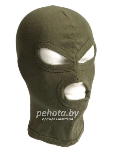 Балаклава трех-точечная хлопковая Olive | Mil-tec