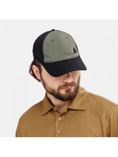 Бейсболка Logo 1 CP-0005-01.02 Black/Olive Green | APEX