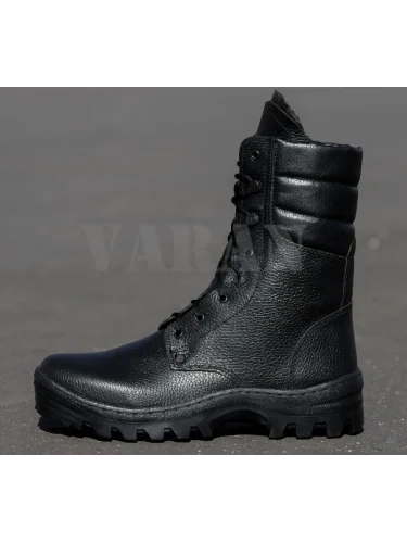 Ботинки 202 Солдат Зимние Black | Varan
