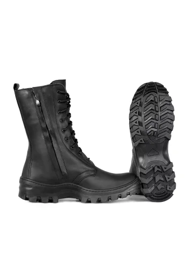 Ботинки демисезонные мужские 706 AVIATOR-EXCLUSIVE Black | Garsing