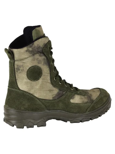 Ботинки облегченные с высокими берцами Рысь 2801 Мох | Бутекс