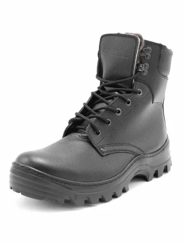 Ботинки с высокими берцами 429 Pilot Winter Black | Garsing