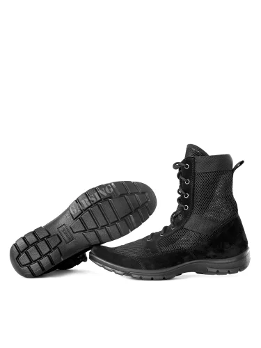 Ботинки с высокими берцами 5235 С BREEZE Black | Garsing