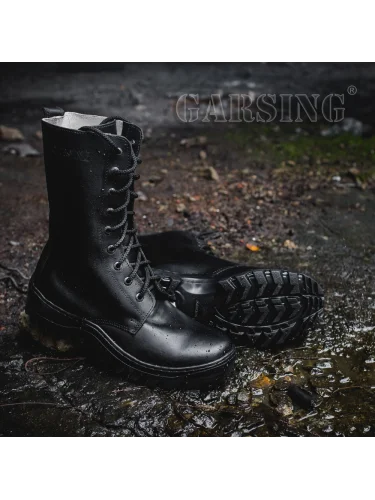 БОТИНКИ С ВЫСОКИМИ БЕРЦАМИ 712 PATRIOT Black | Garsing