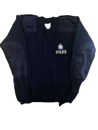 Свитер Министерства обороны Англии (Police) синий, новый