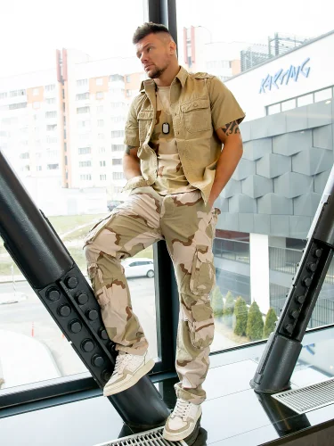 Брюки Airborne Slimmy 3-Color Desert | Surplus