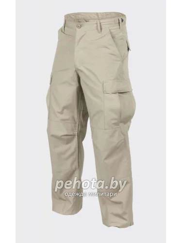 Брюки BDU Khaki Cotton Ripstop | Helikon-Tex