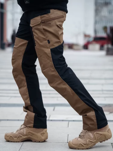 Брюки Hybrid Coyote/Black | Army Stroll