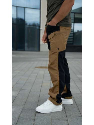 Брюки Hybrid Outback Coyote / Black | Helikon-Tex