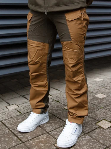 Брюки Hybrid Outback Coyote / Taiga Green | Helikon-Tex