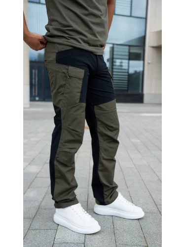 Брюки Hybrid Outback Taiga Green / Black | Helikon-Tex
