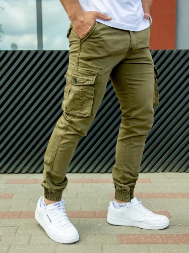 Брюки Jogger Dark khaki | STROLL
