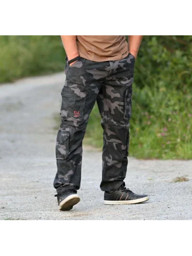 Брюки Airborne Vintage Trousers Black Camo | Surplus