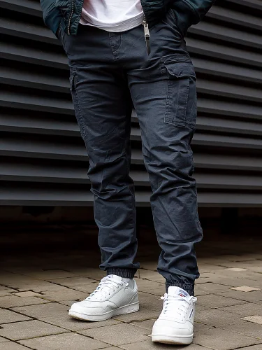 Брюки Vince Cargo Jogger 1036 Navy Blue | Vintage Industries