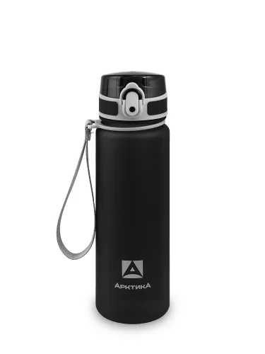 Бутылка для воды 500мл 720-500 Чёрная матовая | Арктика