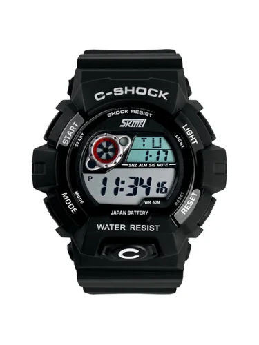 Часы милитари C-Shock Black | SKMEI