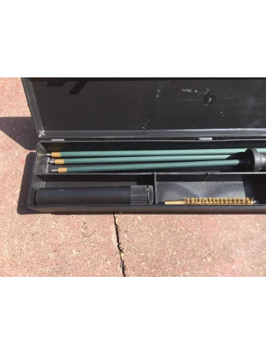 Чистящий набор в коробке стальной шомпол в оплетке 3 ерша калибр 7.62 мм | MEGALINE