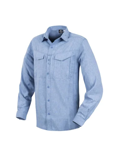 Рубашка Defender Mk2 Gentleman Shirt Melange Light Blue | Helikon-Tex