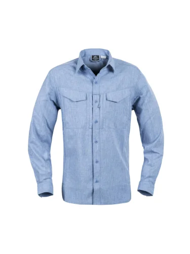 Рубашка Defender Mk2 Gentleman Shirt Melange Light Blue | Helikon-Tex