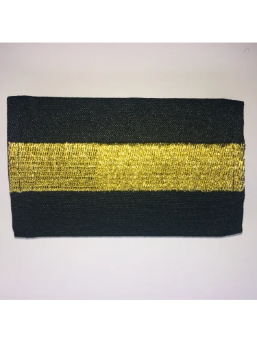 Фальш-погоны Старшина вышитый золотом Black | РБ