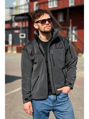 Флис Classic shadow grey/black | Army Stroll