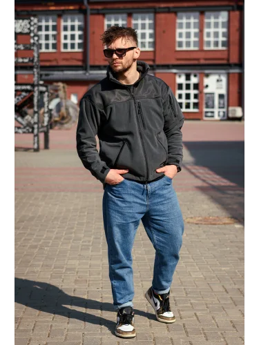 Флис Classic shadow grey/black | Army Stroll