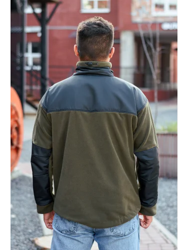 Флис Classic Olive green/black | Army Stroll