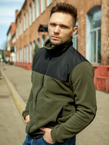 Флис Defender Olive/Black | ARMY STROLL