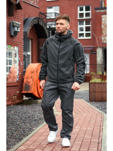 Флис HIKER Grey/Black | Army Stroll